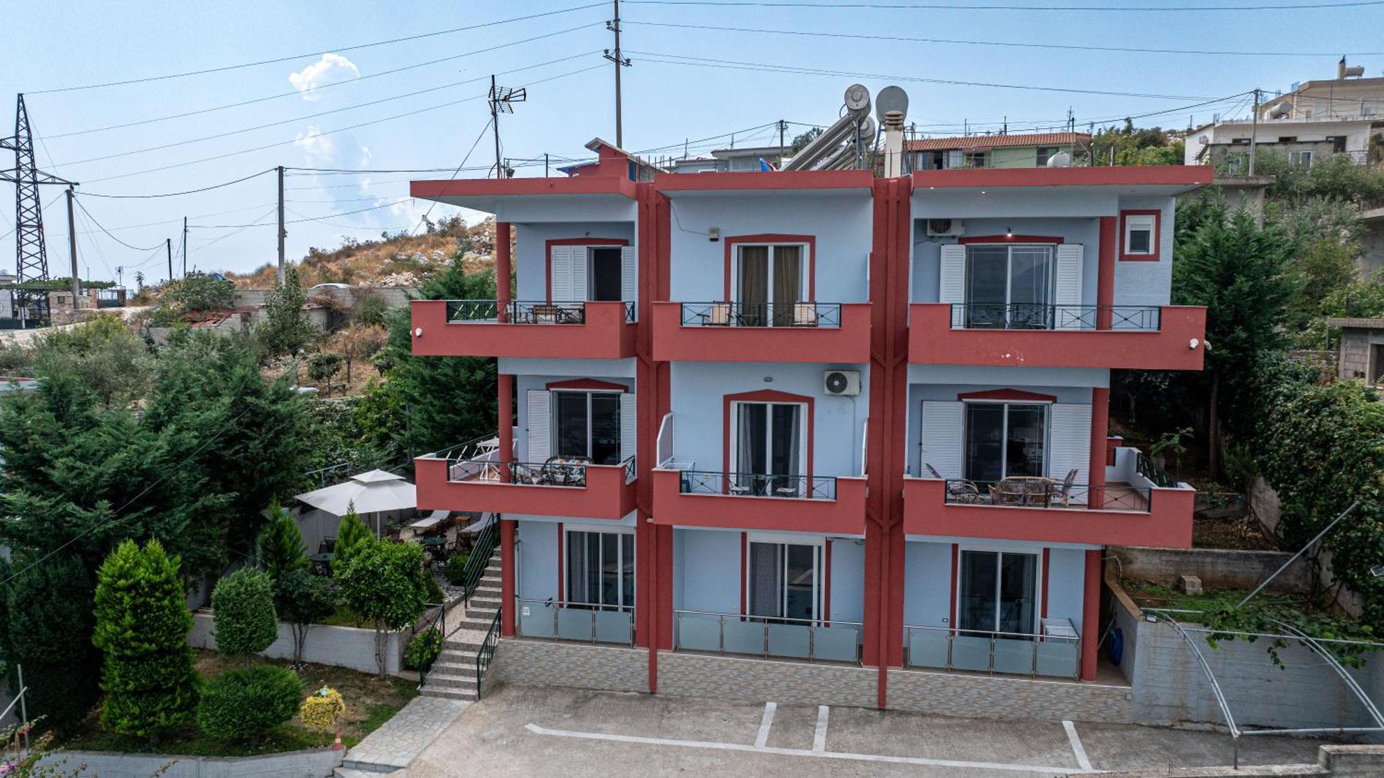 Vila Flamuri Sarande Bagian luar foto